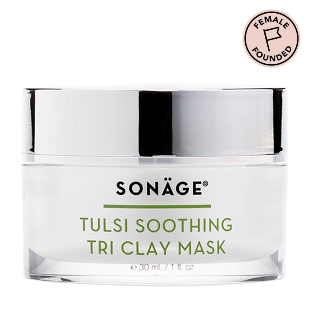 SONAGE Tulsi Soothing Tri Clay Mask BNIB